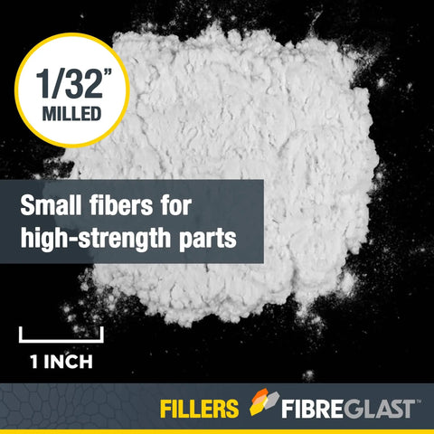 Milled Fiberglass Filler For Gel Coat And Auto Surface Repair, Pro Grade Glass Fiber Powder For Car Finish And Marine Repairs