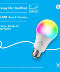 Smart LED Light Bulb Color Changing With WiFi And Bluetooth, Plug And Play Voice Control With Alexa And Google Home, A19
