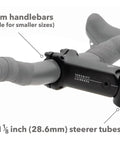Shock Absorbing Bike Stem That Cuts Up To Seventy Percent Of Bumps And Vibrations For A Super Smooth Ride On Road Gravel Ebikes And Hybrid Bicycles Reduces Hand Fatigue And Boosts Control And Comfort fits 31.8mm handlebars, 28.6mm steerer tubes
