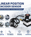 Stroke Linear String Pot Encoder Sensor For Draw Wire Systems Perfect For Cylinder Testing Machines Pro Grade Precision