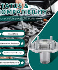 Two Front Wheel Hub Bearing Kits That Fit Toyota Tundra 2000 To 2006, Tacoma 1999 To 2004 2.7L, Sequoia 2001 To 2007 4.7L