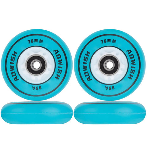 Dope Light Up Inline Skate Wheels With LED Lights No Batteries Needed Powered By Centrifugal Force Flashing Roller Skate Wheels