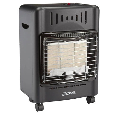 Portable Outdoor Propane Cabinet Heater With 6,000, 12,000, Or 18,000 BTU Settings Delivers Cozy Radiant Heat For Up To 450 Sq Ft