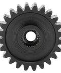 Close-up of one 24-tooth steel servo gear, part of Five Pieces Steel Servo Spur Gear Set With 24 Tooth Internal Spline And 0.8 Module For Precision Drive Systems Built Tough Industrial Gears Compatible With 0.8 Modulus Gear Assemblies Rock Solid For Smooth Torque Transmission In Robotic Projects.