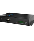 8-Port Industrial Gigabit PoE Switch with M12 X-Coded, unmanaged Ethernet hub, dual power input 12-57V DC, suitable for CCTV and industrial networks