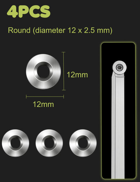 4pcs 12mm round tungsten carbide inserts, part of 32Pcs Tungsten Carbide Cutters Inserts Set For Wood Lathe Turning Tools.