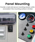 Panel-mounted waterproof toggle switch 12V DC 30A heavy duty 2 pin SPST on off for car marine applications