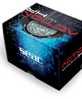 Box of Get Your Hands On This Awesome Scuba And Freediving Dive Computer That Comes Packed With A Handy Dive Logbook displayed on box