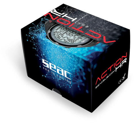 Box of Get Your Hands On This Awesome Scuba And Freediving Dive Computer That Comes Packed With A Handy Dive Logbook displayed on box