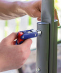 Using Two Pack Electric Control Cabinet Keys Set with Double Joint on metal panel