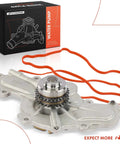 Engine Water Pump With Pulley DOHC 6 Cylinder 3.5L 3.7L Replacement For Ford Edge Explorer with gasket
