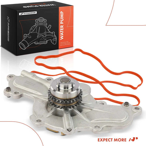 Engine Water Pump With Pulley DOHC 6 Cylinder 3.5L 3.7L Replacement For Ford Edge Explorer with gasket