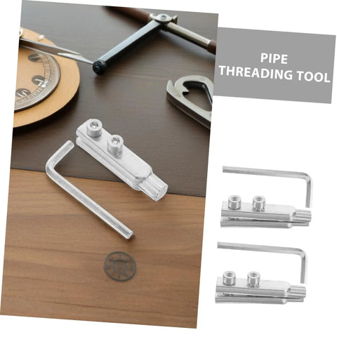Get That Broken Pipe Fix Done With These 2pcs Heavy Duty Stainless Steel Screw Extractors For Removing Damaged Threads And Faucets Effortlessly Without The Hassle In Your Home Shop. stainless steel pipe threading tool set with hex key