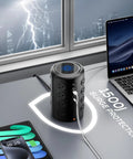 Ultimate Power Tower Surge Protector With 16 Outlets And 5 USB Ports Including 2 USB C 10 Ft Cord 1875W 2000J on desk setup