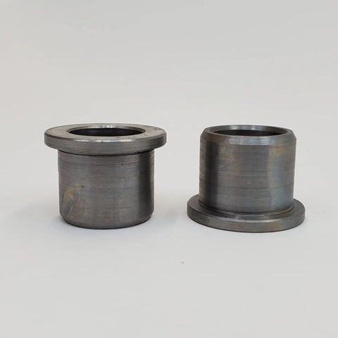 25mm to Three Quarter Inch Wheel Bearing ID Reducer Adapter for Harley Style Wheel Hub Converts 25mm Bearing to Three Quarter Inch Axle, Steel Construction, Sold as a Pair, Fits Sealed Ball Bearings and Standard Axles