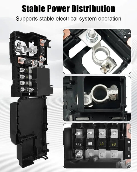 Engine Compartment Fuse Box Assembly For Chevrolet Malibu 2014 2015 2016 Straight Swap Power Distribution Panel close-up view
