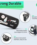 LCD Display For Electric Bikes And Scooters, 36V 48V E Bike Dashboard With 5 Pin SM Plug, S800 Style Digital Meter, side angle view