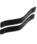 Black Leather Drawer Pulls Set Of 2 Six And A Half Inch Length By One Inch Width Leather Handles For Dresser Cabinets And Furniture