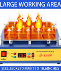 Infrared Preheating Oven 1600W Pro Grade Heating Plate For PCB SMD BGA Repair Soldering Station with digital display