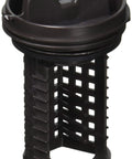 Genuine OEM Drain Pump Filter Replacement 383EER2001A For Washing Machines, black plastic lint trap