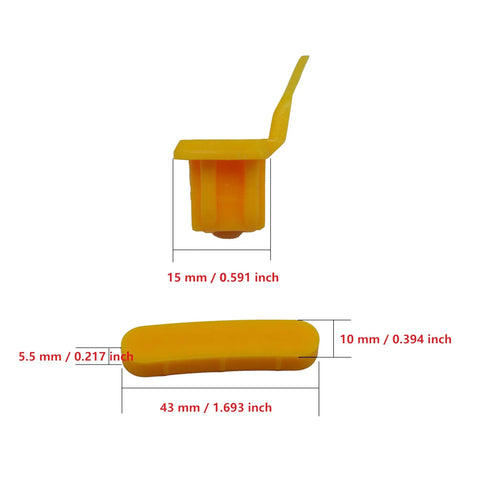 Nylon Tire Changer Insert Kit For Mount Duck Head Rim Protection Front Upper And Rear Lower Inserts 2 Pack DIY Friendly