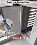 Lockable Drywall Access Panel White Inspection Service Hatch Top Shelf Aluminum Alloy Build Killer Security For Attics And Utility Openings Sleek Matte Finish No Sweat Install Sturdy Reliable Choice 22By56 Inch with stainless steel hinge.