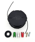 High Capacity Speed Feed 500 Trimmer Head For Easy Line Loading, Holds Up To 40 Feet Of.095 Inch Line, Durable Black Design with accessories