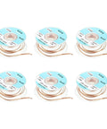 Six spools of Desoldering Wick Braid For Electronics No Clean Solder Wick 0.04 Inch Wide 4.92 Feet Long Copper Oxygen Free