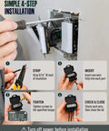 Installation guide for Hella Reliable 15 Pack 3 Port Screw Terminal Aluminum To Copper Wire Connectors With Oxide Inhibitor.