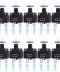 Thermal Circuit Breaker Kit With Quick Connect Terminals And Waterproof Button Caps 30Pcs 5 Sizes From 5Amp To 30Amp displayed