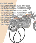 Black Rear Drive Belt For Harley David Touring 2004-2006 FLHT Screamin Eagle 132 Inch Replacement Part Fits Trike Series 40024-04 1204-0063 Durable Smooth Ride on motorcycle with compatible models listed.