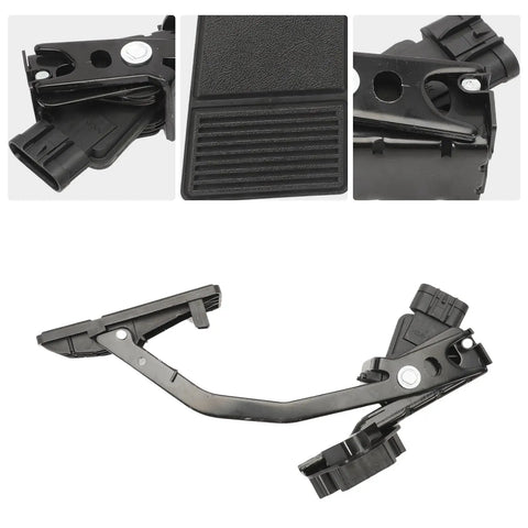 Accelerator Pedal Position Sensor Compatible With 2006 2008 Chevrolet Impala And 2005 2008 Buick LaCrosse Allure Replacement Part OE 699-104 25830023 15236797 For Smooth Throttle Response And Rock Solid Reliability showing durable ABS and metal build with 6-pin connector visible front and side view.