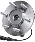 Front view of Front Wheel Bearing And Hub Assembly Six Lug 4WD With ABS Replacement Fits Ford F 150 2004 2005 Lincoln Navigator Mark LT