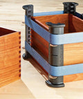 Box Joint Cauls 4 Piece Set For DIYers And Pros, Get Precise Alignment In Woodworking, Plastic Box Clamp Cauls For Small To Large Boxes