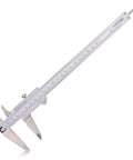 Stainless Steel Vernier Caliper 0 To 8 Inch And 200 mm With Inch Fraction And Metric Readings, Smooth Sliding Caliper For DIY Folks And Professional Use