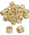 46 Pcs M4 Brass Heat Set Inserts For 3D Printing And Plastic, Female Knurled Threaded Inserts For Laptops And Electronics, M4x5.5x4Mm