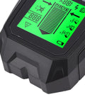 Yechiry Wall Scanner Detector, 5 in 1 Multi Functional Stud Finder with LCD Display showing a bright green screen for detection.