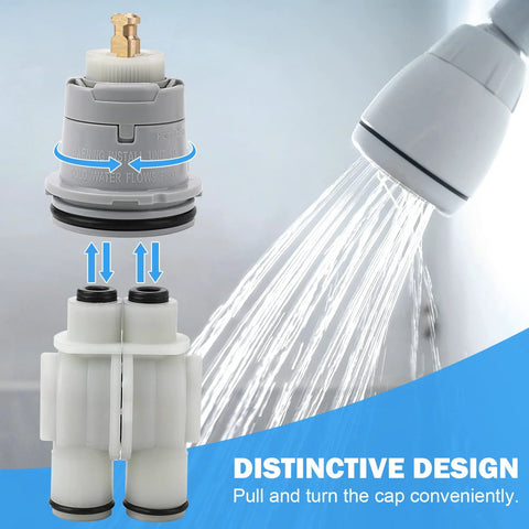 Delta RP46074 shower valve cartridge for Delta 13/14 Series MultiChoice rough-in, single-handle.