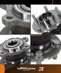 Close-up of 512500 Rear Wheel Bearing Hub Assembly For Ford Escape AWD 2013 2019 And Lincoln MKC AWD 2015 2016 5 Lug With Rear Left And Right Hubs ABS Included
