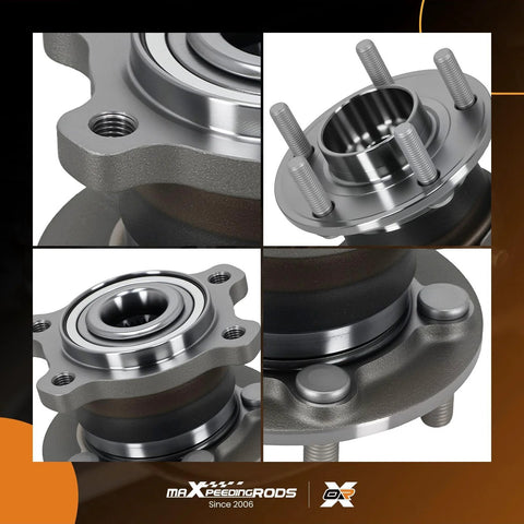 Close-up of 512500 Rear Wheel Bearing Hub Assembly For Ford Escape AWD 2013 2019 And Lincoln MKC AWD 2015 2016 5 Lug With Rear Left And Right Hubs ABS Included