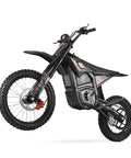 Black EM5 Pro 60V Electric Dirt Bike With Light And Display Off Road Motorcycle 5600W Power 17 Inch Front Tire