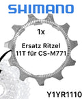 11 Tooth Sprocket With Spacer Ring For BL Group CS M771 10 Bike Drivetrain Upgrade, 11T gear and spacer ring