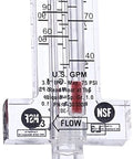 Built Tough High Visibility Flowmeter For 3 Inch PVC Pipe With Acrylic Body, Easy Read Scales, Calibrated Pilot Tube For Accuracy