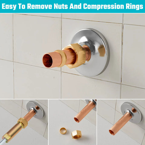 Effortless Half Inch Compression Sleeve Puller Tool For Ferrule Removal Without Damage Corrosion Resistant A3 Steel Fits Into Tight Spaces