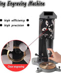 Professional Grade Double Sided Ring Engraver With High Precision Inner Stamping Dial And Smooth 360 Rotation view showing the engraving mechanism.
