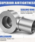 Magnetic Dryer Vent Coupler With 90 Degree Elbow Kit featuring durable aluminum housing and sealing ring for superior airtightness