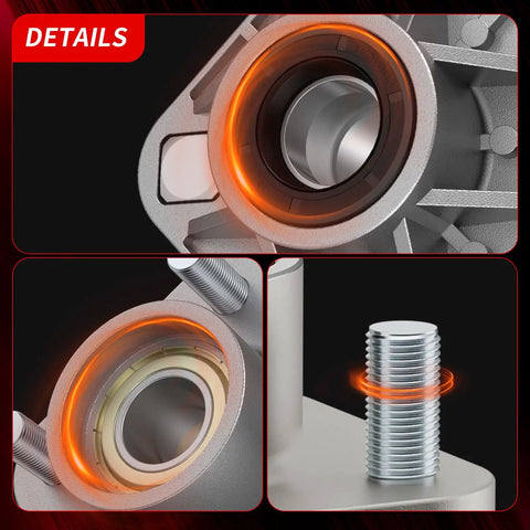 Close-up details of Two Pack Front Wheel Hub Assembly For Yamaha Golf Cart Drive Models G2 G8 G9 G14 G16 G19 G22 G29 Premium Wheel Bearing Hubs Kit Bolt On Replacement OEM JG5 WF511 10 00 JG5 WF511 00