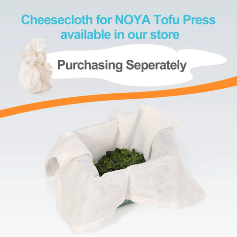 Cheesecloth for Vegan Adjustable Tofu Press For Quick Water Removal From Silken To Firm And Extra Firm Tofu In 10 To 30 Minutes