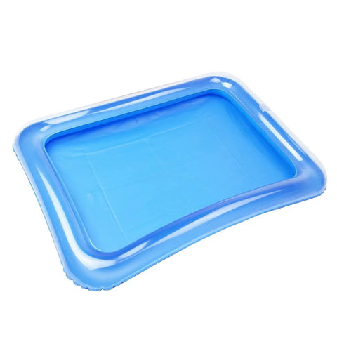 Four Pack Inflatable Ice Serving Bar Coolers For Parties And Outdoor Events, Portable Buffet Tray For Salads And Drinks, BBQs And Picnics