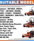 List of model numbers and lawn mowers compatible with Heavy Duty Spindle Mandrel Assembly Replacement For Scag 52 and 61 Inch decks